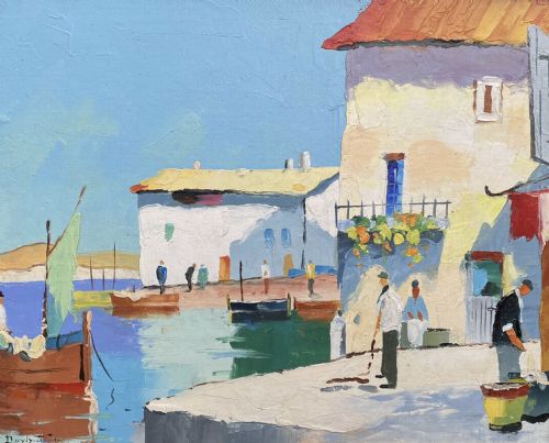 Cecil Rochfort Doyly John. Oil Painting