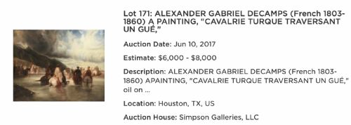 ALEXANDRE DECAMPS 18031860 OIL PAINTING - ADDITIONAL PHOTO 9