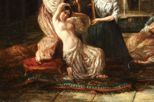 fig 3. JULES ANTOINE PELLETIER (1825–1887) Oil painting