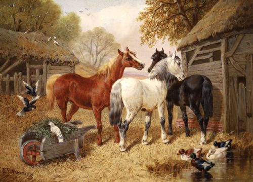 John Frederick Herring  Oil Painting