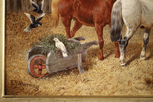 fig 2. John Frederick Herring Oil painting