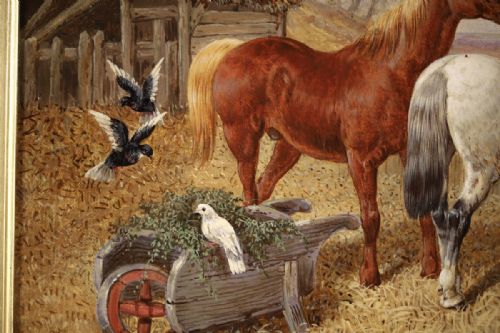 fig 3. John Frederick Herring Oil painting