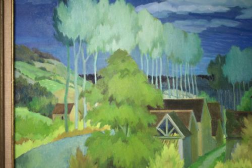HUGE HENRI THERME19001973 OIL PAINTING - ADDITIONAL PHOTO 3