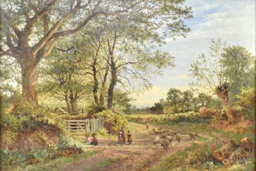Benjamin Williams Leader (1831-1923) Oil Painting