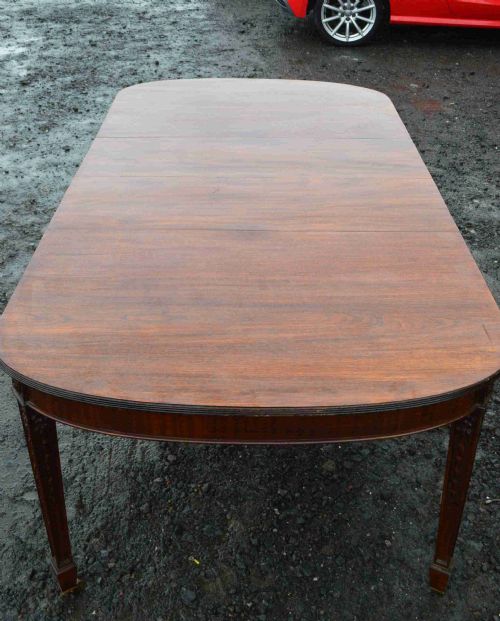 A Edwardian Robert Adam Revival Extending Dining Table