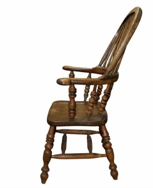 A VICTORIAN ELM WINDSOR CHAIR - ADDITIONAL PHOTO 1