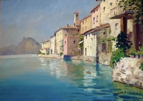 Antonio Serafino 1889-1962 Oil Painting.