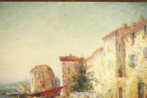 fig 2. Huge Italo Giordani (1858-1928) Oil painting