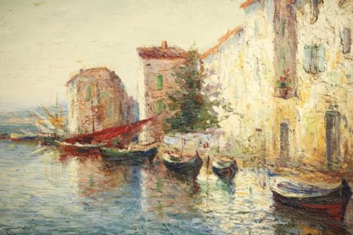 fig 3. Huge Italo Giordani (1858-1928) Oil painting