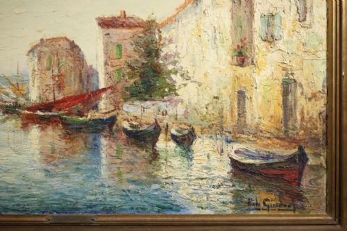 fig 4. Huge Italo Giordani (1858-1928) Oil painting