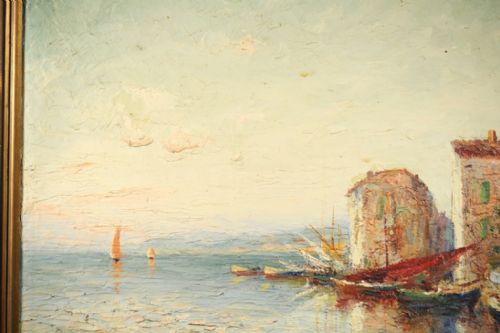 fig 6. Huge Italo Giordani (1858-1928) Oil painting