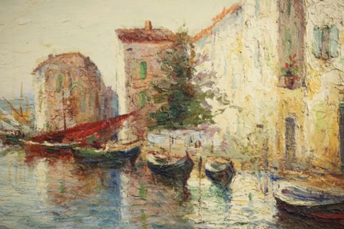 fig 8. Huge Italo Giordani (1858-1928) Oil painting