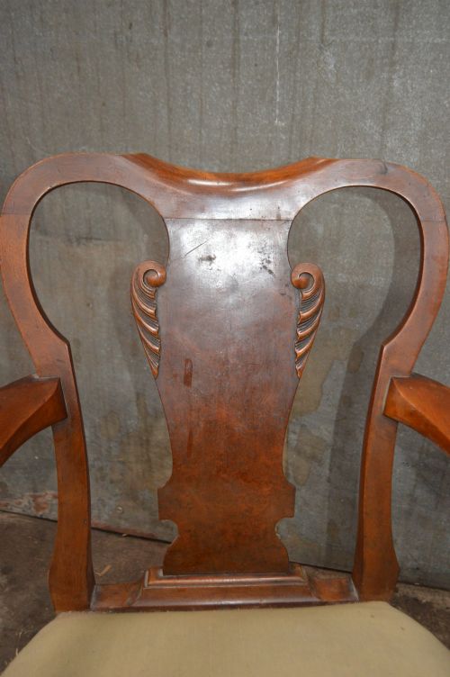 PR OF BURR WALNUT NURSERY CHAIRS - ADDITIONAL PHOTO 2