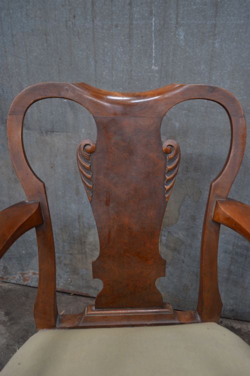 PR OF BURR WALNUT NURSERY CHAIRS - ADDITIONAL PHOTO 3