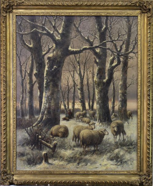 fig 1. Huge Joseph Farquharson R.A. (1846-1935) Oil painting (Scottish)