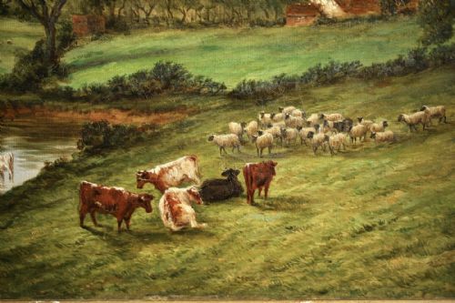 fig 2. HOPKINS HOBDAY HORSLEY (1807–1890) LARGE OIL PAINTING
