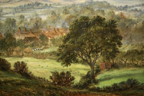 fig 4. HOPKINS HOBDAY HORSLEY (1807–1890) LARGE OIL PAINTING