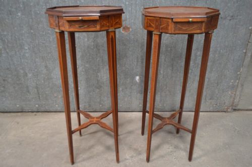 EXCEPTIONAL PAIR SHERATON KETTLE STANDS - ADDITIONAL PHOTO 1