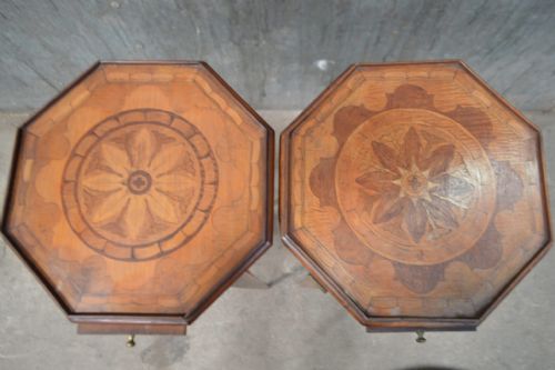 EXCEPTIONAL PAIR SHERATON KETTLE STANDS - ADDITIONAL PHOTO 2