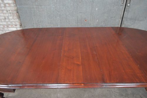 fig 1. Large 12 seat Victorian extending dining table