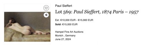 fig 5. PAUL SIEFFERT Oil painting