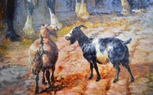 fig 1. John Frederick Herring Jnr. Oil painting