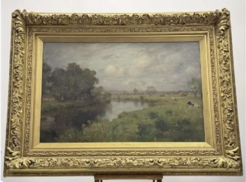 Huge William Barr. Scottish Oil Painting. (1867-1933)