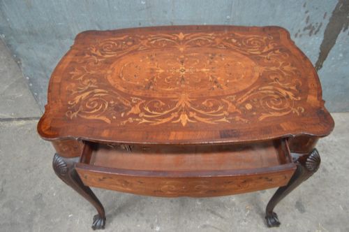 18TH CENTURY DUTCH MARQUETRY SIDE TABLE - ADDITIONAL PHOTO 2