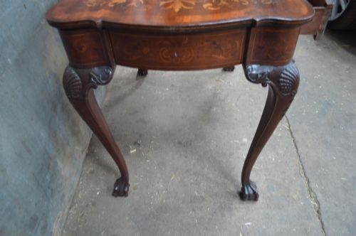 18TH CENTURY DUTCH MARQUETRY SIDE TABLE - ADDITIONAL PHOTO 4