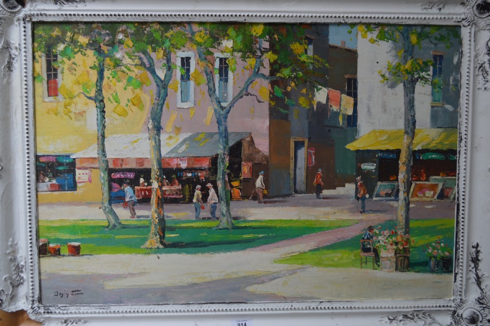Large Cecil Rochfort Doyly John Oil painting. 
