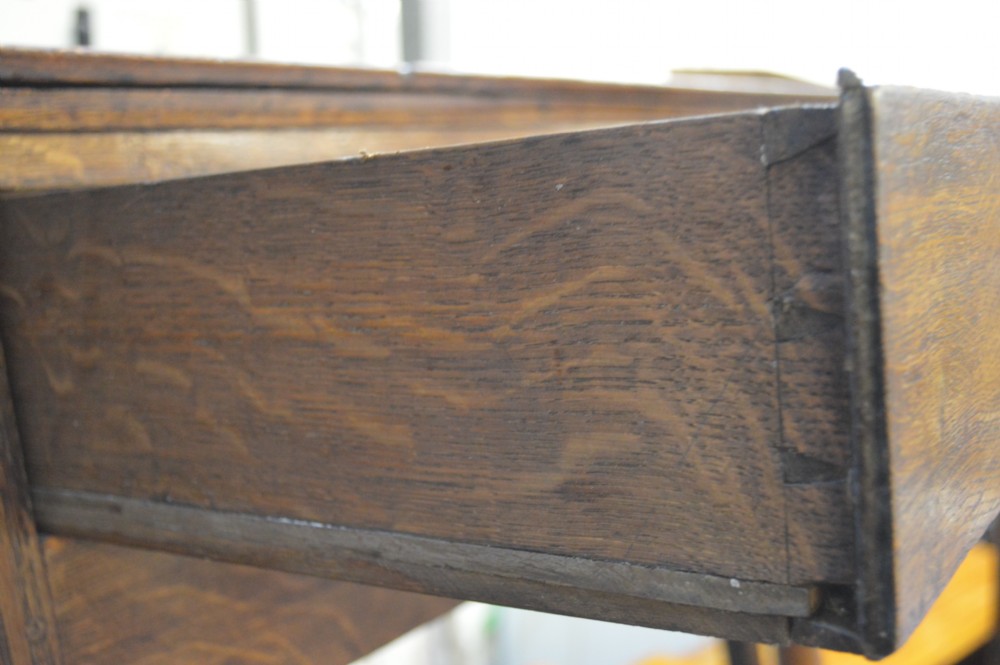 Georgian 18th century Oak open backed dresser View III