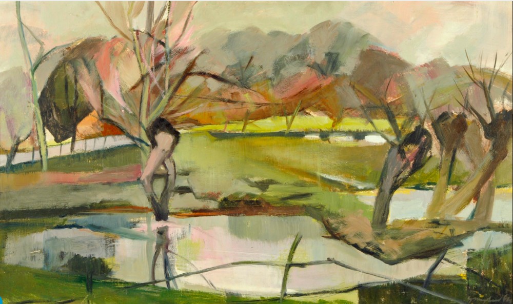 Large Abstract lanscape Oil painting
