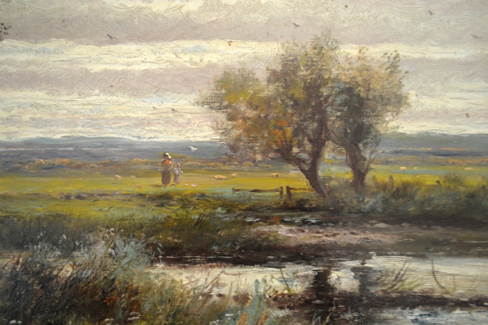 Large pair Abraham Hulk Jnr Oil paintings View V