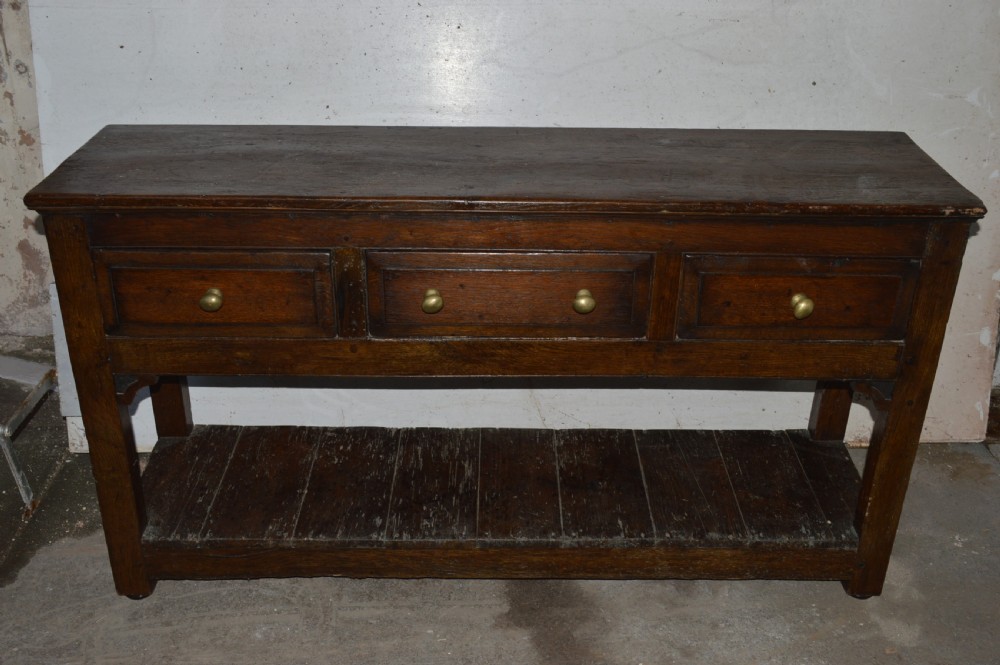18th century Oak bench dresser 