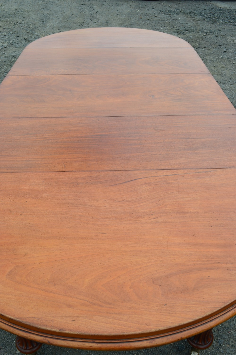 A Mid Victorian Mahogany extending dining table View II