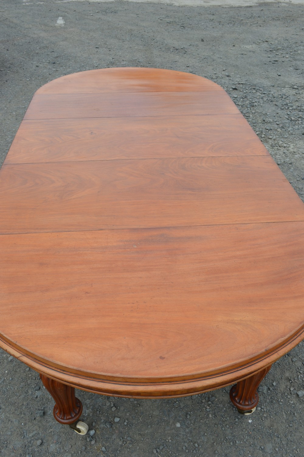 A Mid Victorian Mahogany extending dining table View IV