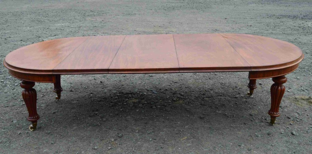 A Mid Victorian Mahogany extending dining table