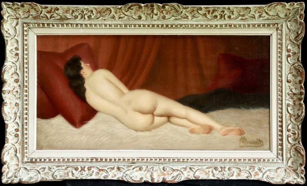 Mourice Briard (1881-1957) Large Nude oil painting