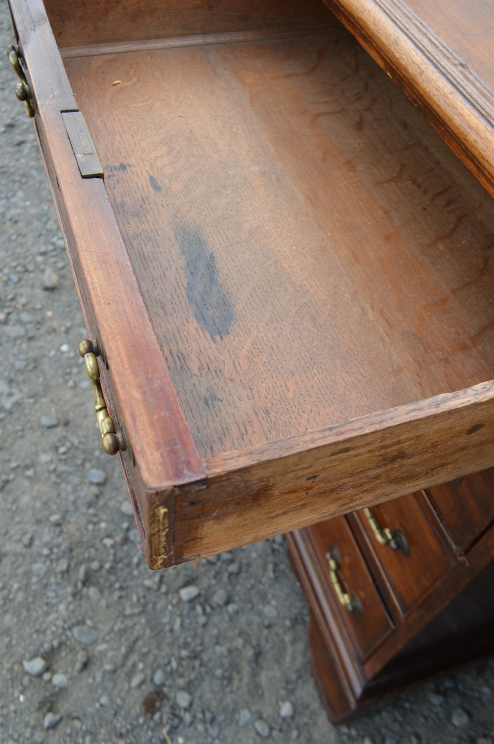 A large Georgian mahogany partners desk View VIII