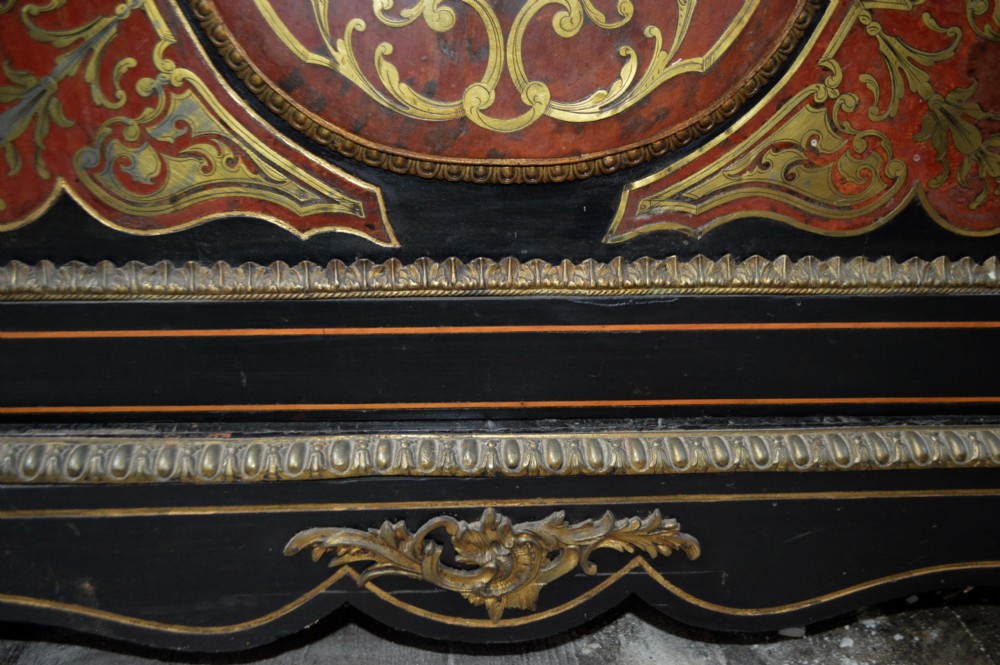 19th Century French Louis XVI Style Boulle Credenza View V
