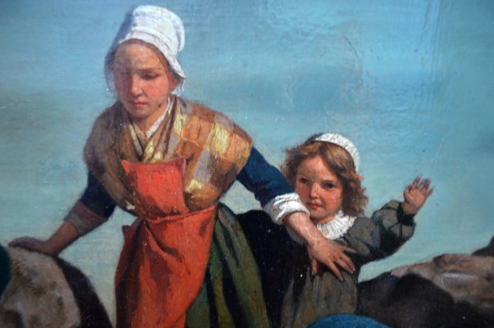 Eugene Fines Oil painting (1826-1882) View V