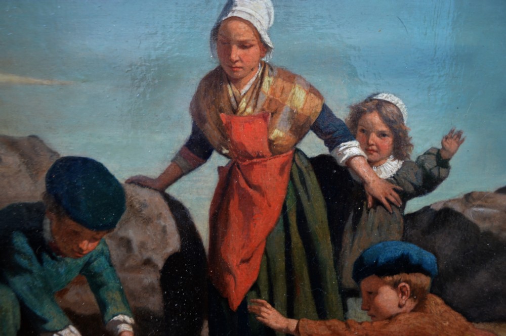 Eugene Fines Oil painting (1826-1882) View VI