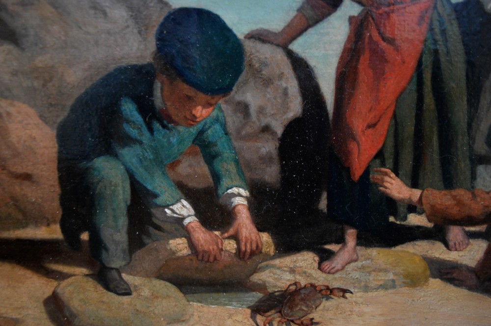 Eugene Fines Oil painting (1826-1882) View VIII