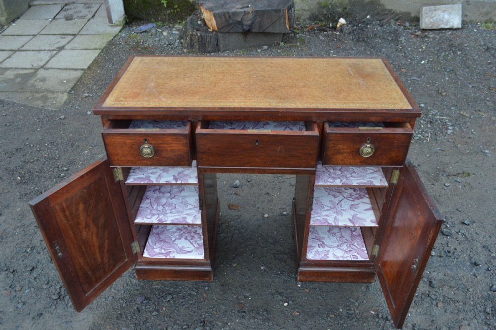 A small Regency mahogany writing desk View III