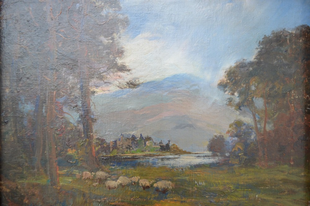 Large Archibald Kay RSW. RSA. ARSA.1860-1935 Oil painting