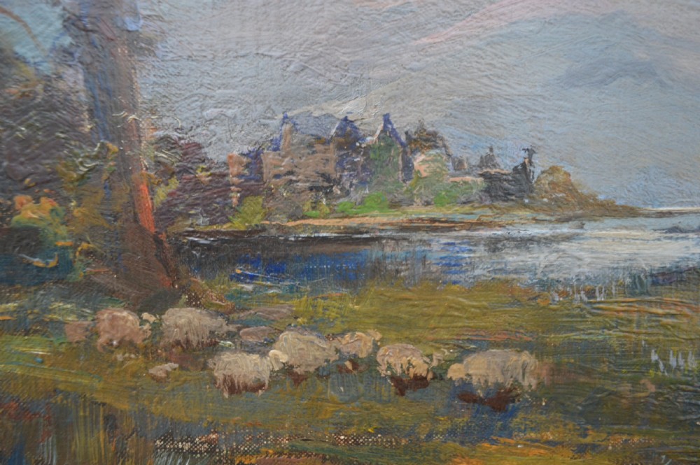 Large Archibald Kay RSW. RSA. ARSA.1860-1935 Oil painting View IV