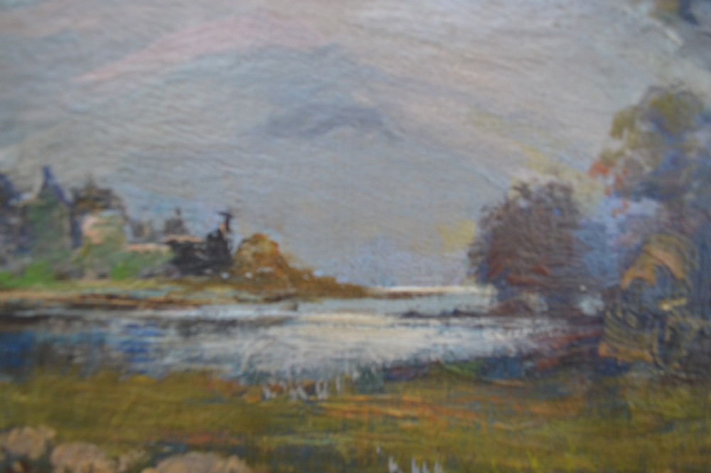 Large Archibald Kay RSW. RSA. ARSA.1860-1935 Oil painting View V