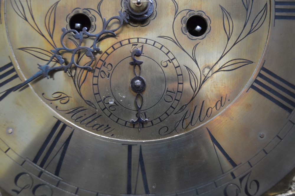 George III inlaid mahog longcase clock. Scottish (Alloa) Peter Miller View X