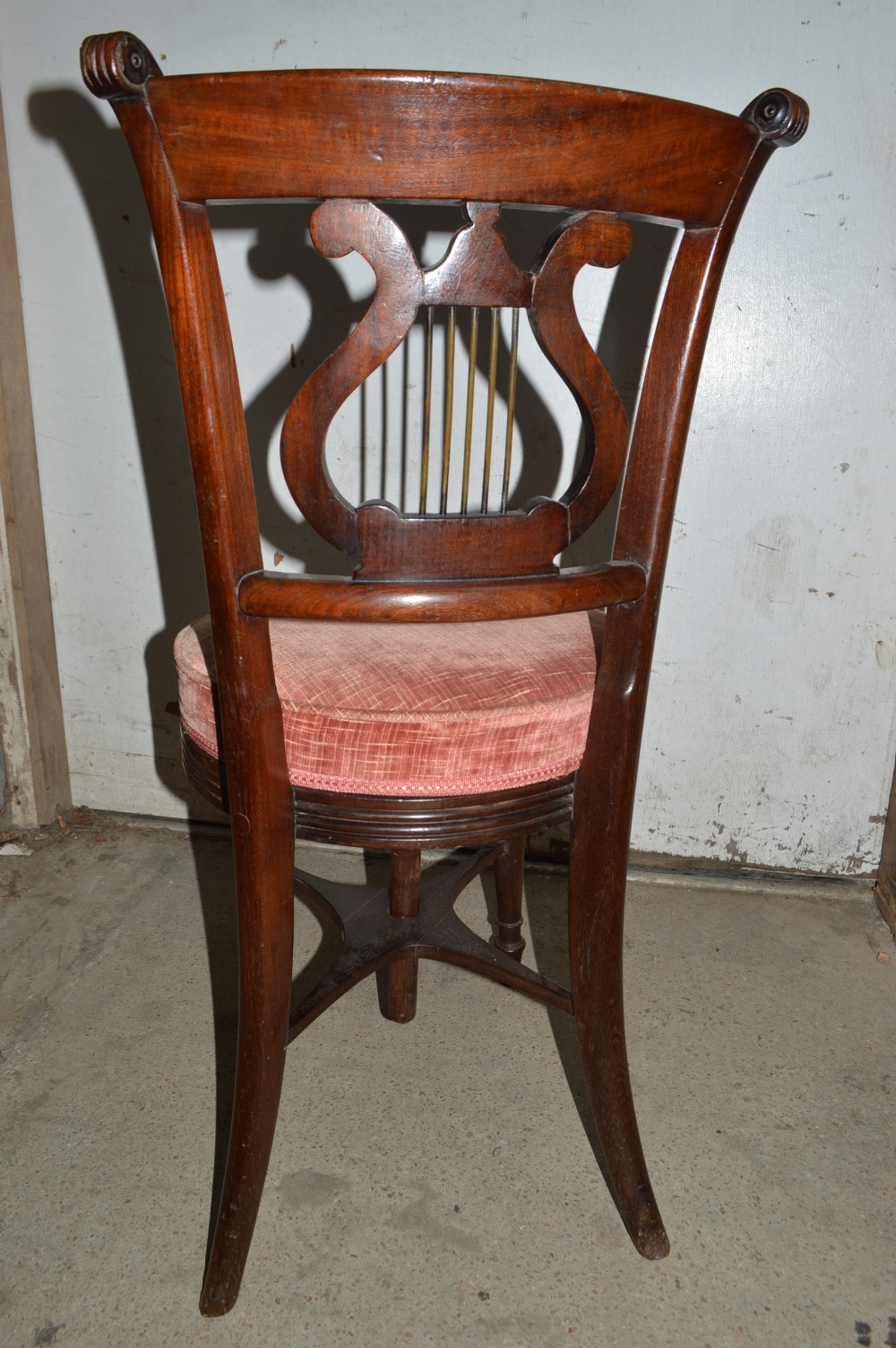 An rare early 19th century Adjustable Cellist chair View III
