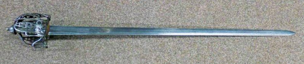 late 18th century Scottish basket hilt broadsword